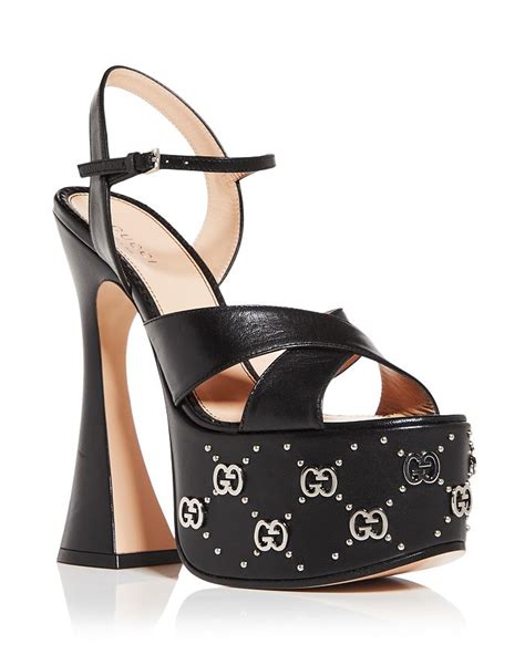 gucci heeled sandals|gucci high heels sandals.